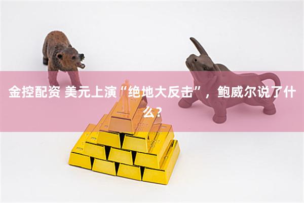 金控配资 美元上演“绝地大反击”，鲍威尔说了什么？
